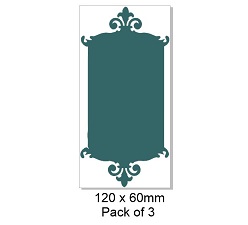 Chipboard Tags, Tag top,3 120 x 60 mm packs of 3